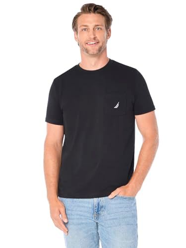 Nautica Heren Ss Anker Pocket Tee Classic Fit T-Shirts