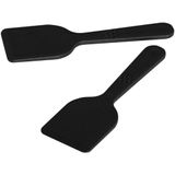 Fackelmann Raclette-spatel, raclette-schraper van kunststof (kleur: zwart), hoeveelheid: 4 stuks