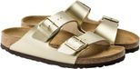 Birkenstock Arizona Slippers Dames Goud Leer Maat 41