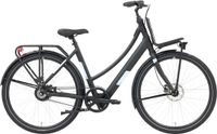 Popal Royl1 Elektrische Fiets - Damesfiets - 28 Inch - Matzwart - 47 cm - 360 Wh Accu