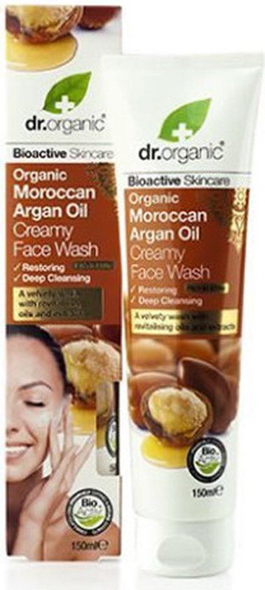 Dr Organic Moroccan Argan Oil Cream Face Wash 150ml