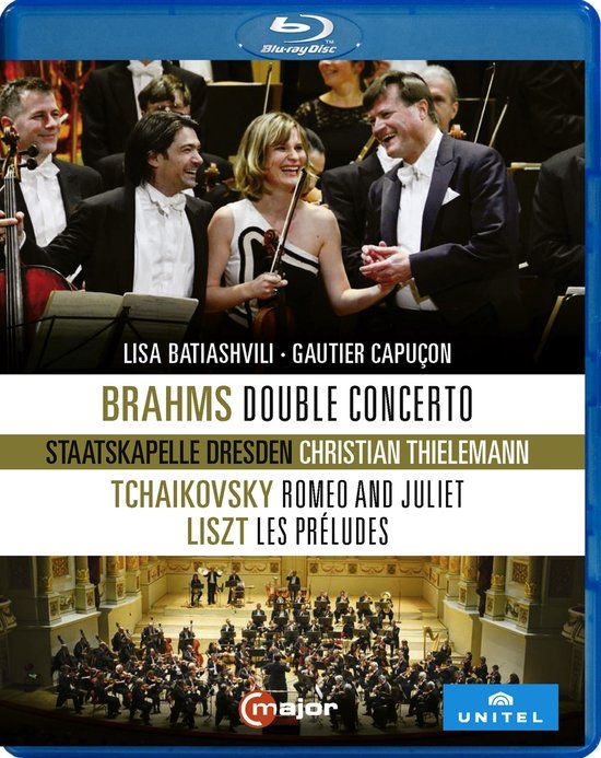 Double C Major Entertainment GmbH Brahms: Double Concerto; Tchaikovsky: Romeo and Juliet; Liszt: Les Préludes [Blu-ray]