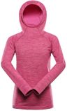 Alpine Pro Sweatshirt met rits roze 152-158 cm jongen
