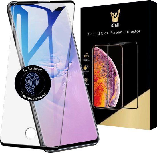 iCall Screenprotector Samsung Galaxy S10 Plus - Tempered Glass