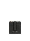 PIQUADRO - Portefeuille Compact en Cuir - Femme - Noir