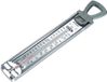 Westmark Suikerthermometer 1 Stk. – Inmaakhulp voor jam en fruit – Roestvrijstalen frame met verstelbare klem, robuuste glazen buis – Zilver
