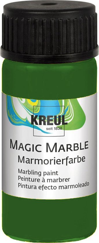 C.Kreul KREUL Groene Magic Marble Marmer effect verf - 20ml marble effect verf voor eindeloze toepassingen zoals toepassingen, van achtergronden van schilderijen tot gitaren