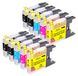 Brother set de 10 cartouches d'encre pour LC-1220/1240