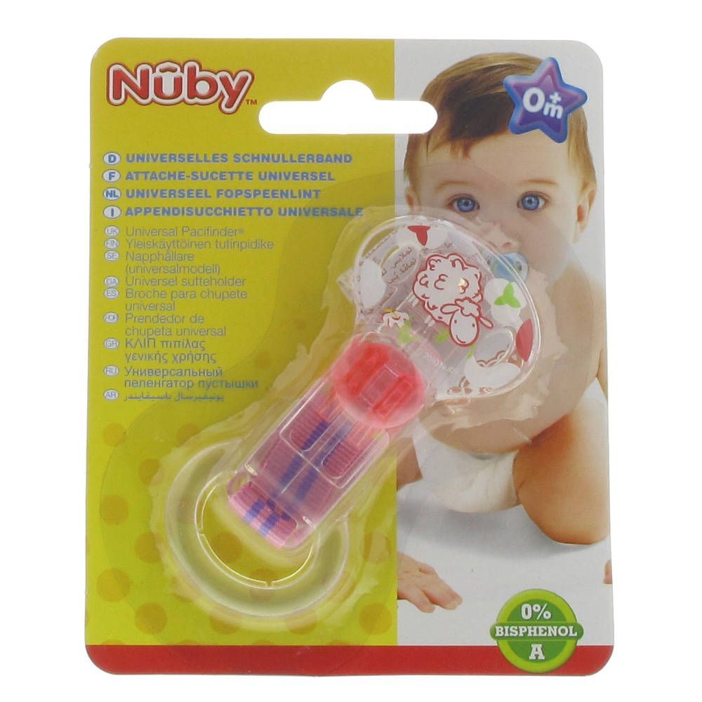 Nûby Nuby Fopspeenlint + Ring Silic. 1 st