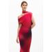 Desigual off shoulder jurk rood