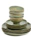 Serax Pascale Naessens Pure Serviesset Zeegroen 12 stuks