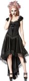 Sinister Gothic Gothic Dress Dames Midi-jurk - zwart - 4XL