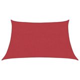 VidaXL Schaduwdoek Rood