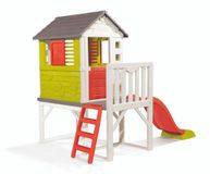 Smoby Playhouse on Poles - Multicolour - With Slide - 2+ Years