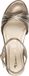Tamaris - Dames - Sandalen - Metallic - Maat 38