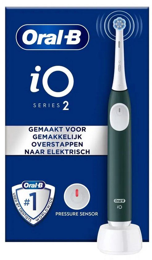 Oral-B iO Series 2 Elektrische Tandenborstel - Groen met Reisetui