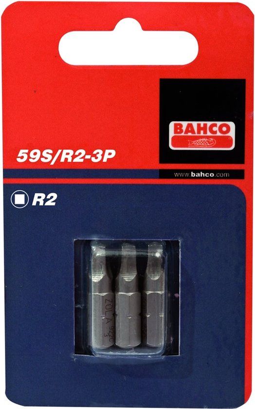 Bahco x3 bits ro2 25mm 1/4" dr standard | 59S/R2-3P