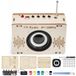 Radiobouwset bois - Radio FM à construire soi-même - 87 à 108 MHz - Avec peinture et pinceaux