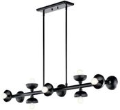 Kichler LED Hanglamp Palta | 10X E27 Max 40W | Satin Black