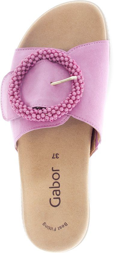 Gabor Dames Teenslippers - roze - Maat 39