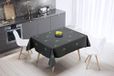 Bonamaison Tafelkleed, Anti-Mold, Sneldrogend, Waterdicht, 100% Polyester Tafellaken, Neon groene rook, 140 x 140 Cm