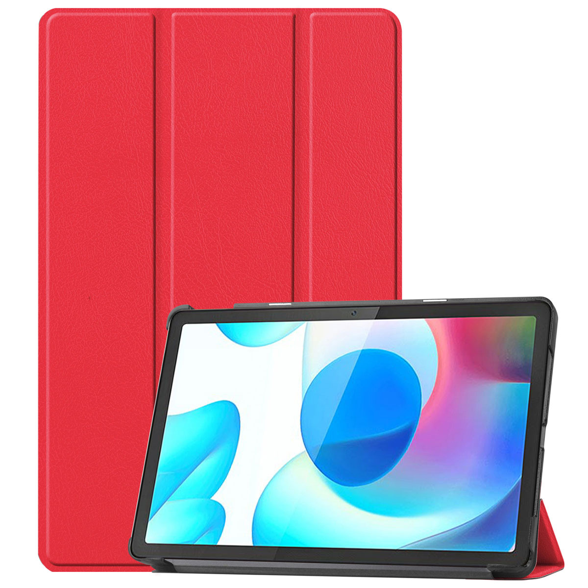 imoshion Trifold Bookcase Realme Pad tablethoes - Rood