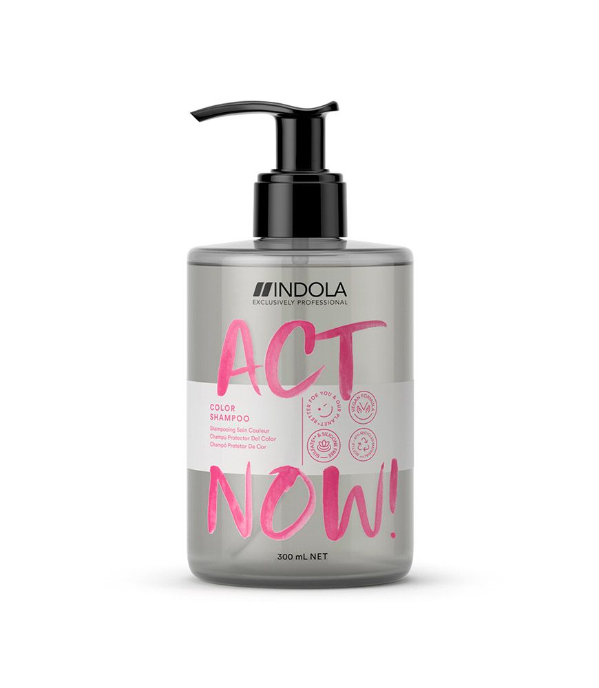 Indola Act Now Color Shampoo 300ml - Professional - Unisex - Colored Hair