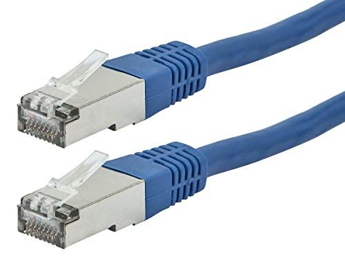 Monoprice Cat6A Ethernet-patchkabel - 15,24 m (50 ft) - blauw, Zeroboot, RJ45, gestrand, 550Mhz, STP, puur kale koperdraad, 10G, 26AWG - Entegrade Serie