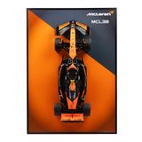 Maisto McLaren MCL38 RC F1 Auto, Lando Norris #4, schaal 1:10, met fotolijst