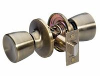 Master Lock TUO0405 Tulp Passage Deurknop, Antiek Messing