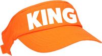 Bellatio Decorations Oranje King zonneklep - Koningsdag - Feest pet / sun visor