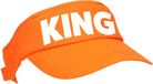 Bellatio Decorations Oranje King zonneklep - Koningsdag - Feest pet / sun visor