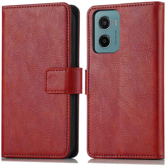 imoshion Luxe Bookcase Rood voor Motorola Moto G05 / E15