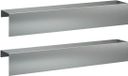 vidaXL Afdekprofiel voor tuinafboording 2 st 100 x 20 x 15 cm