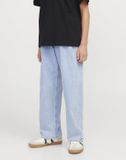 JACK&JONES JJEBRADLEY GRAPHIC TEE SS O-NECK JNR Jongens T-shirt Zwart Katoen 152