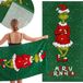 Grinch Serviette de bain, 100% Coton, Vert, 70x140cm