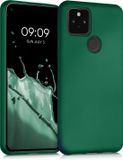 kwmobile telefoonhoesje geschikt voor Google Pixel 5 - Hoesje voor smartphone - Back cover in metallic donkergroen