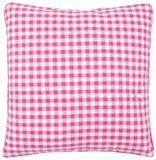 Vervaco Kussensloop met ritssluiting, katoen, rood, 30 x 30 x 0,3 cm