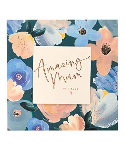 UK Greetings Mother's Day Card with Envelope - Floral Design