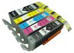inkpro Lot de 5 cartouches d'encre compatibles avec Canon PGI-550 XL & CLI-551 XL