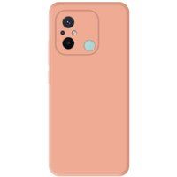 Xiaomi Siliconen matte hoesje compatibel met Xiaomi Redmi 12C, Xiaomi Redmi 11A - rose pale