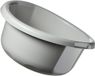 KADAX Kunststof kom, spoelbak in verschillende maten en kleuren, robuuste wasbak, universele kom, spoelbak voor badkamer, wasruimte (20 l, grijs)
