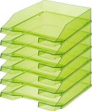Han Brievenbakje KLASSIEK TRANSPARENT, 6 STUKS, groen/transparant
