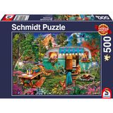 Schmidt Spiele Puzzel Camper Romantiek, 500 stukjes