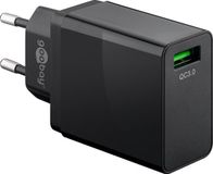 Goobay USB thuislader met 1 poort - Quick Charge 3.0 - 18W - Zwart