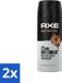 Axe Déodorant Spray Dark Temptation 2 x 150 ml