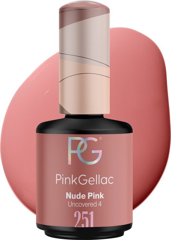 Pink Gellac Gel Nagellak 251 Nude Pink - 15ml
