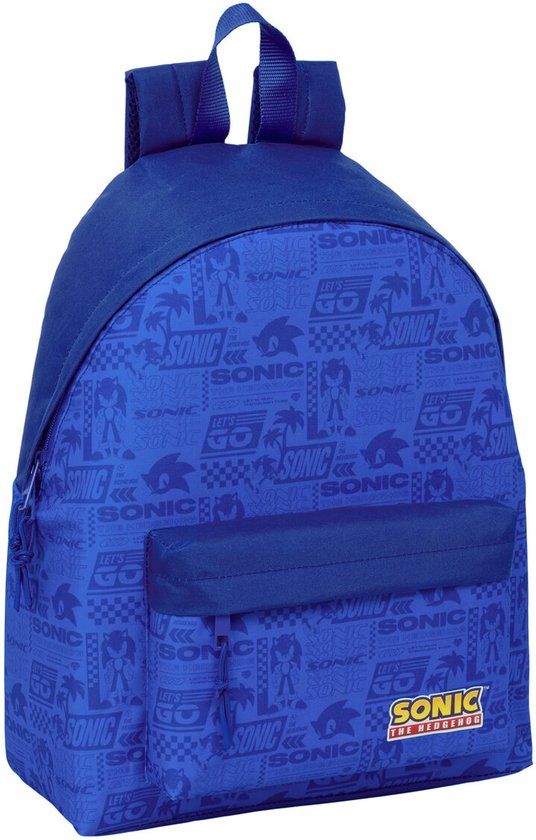 Sonic Schoolrugzak Sonic Blauw 33 x 42 x 15 cm