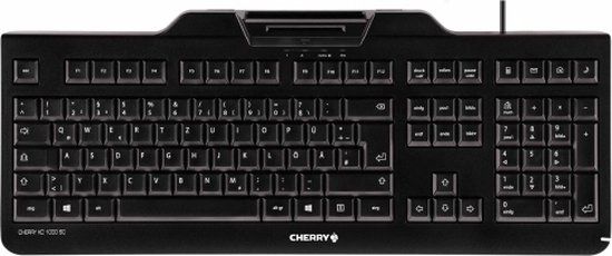 CHERRY KC 1000 SC - Toetsenbord - USB - AZERTY - Zwart