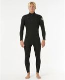 Rip Curl Dawn Patrol Pro 5/3 Mm Lange Mouwen Neopreen Wetsuit Met Borst Rits Zwart MS Man